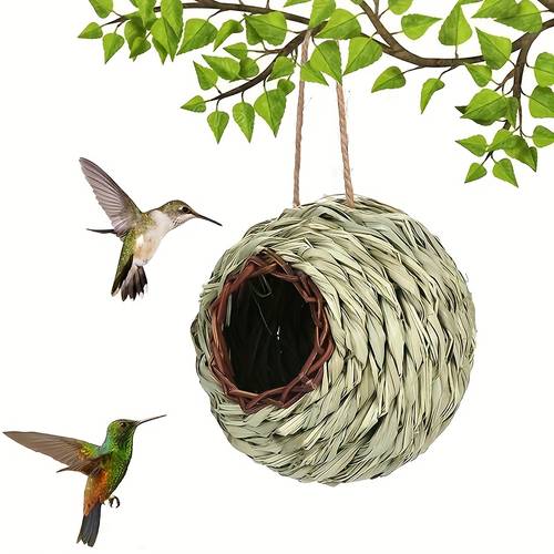 handcrafted hummingbird nest house perfect for outdoor home decoration and gardening
