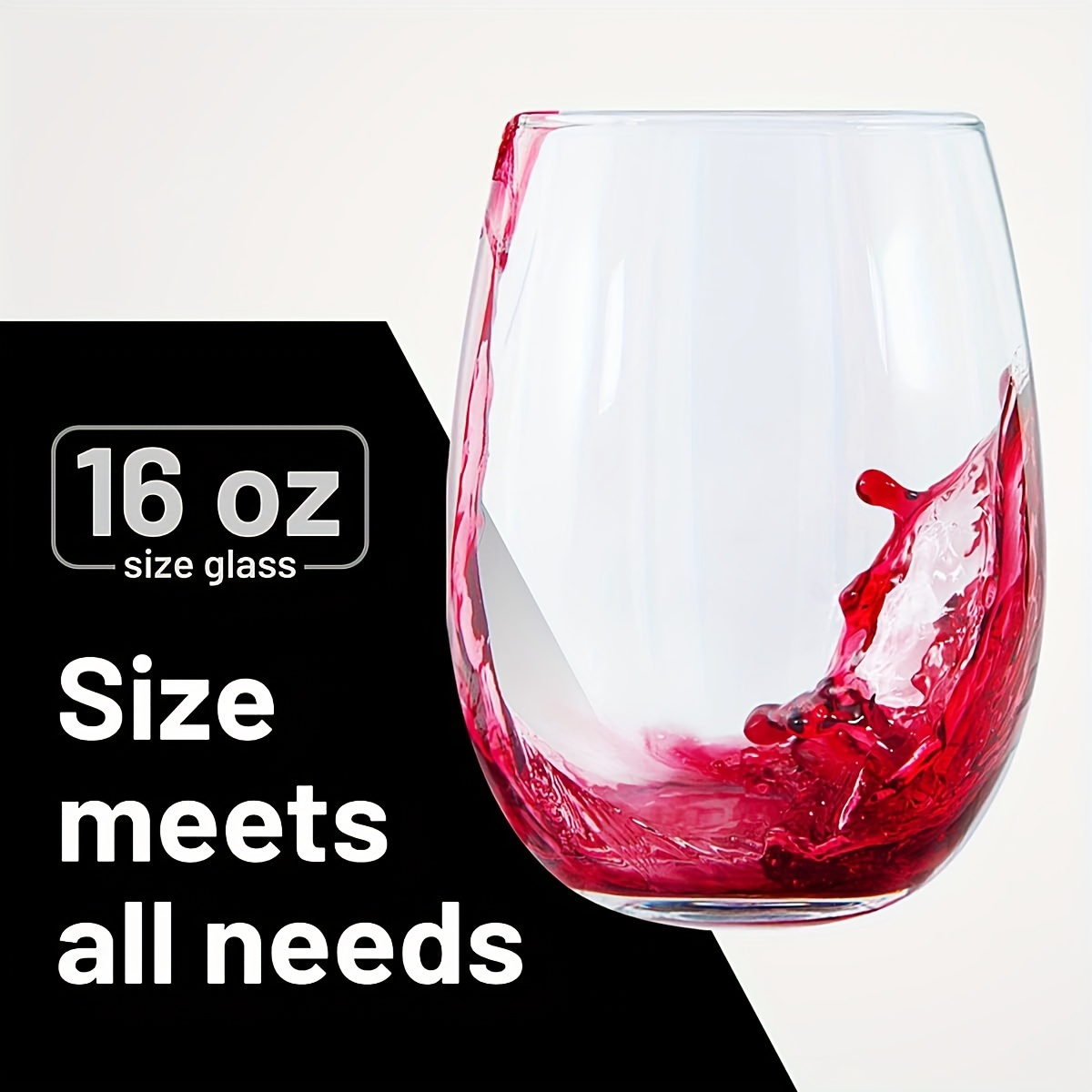 1pcs copas de vino de plástico blanco elegantes copas de vino copas de vino  duro en tallo 450ml