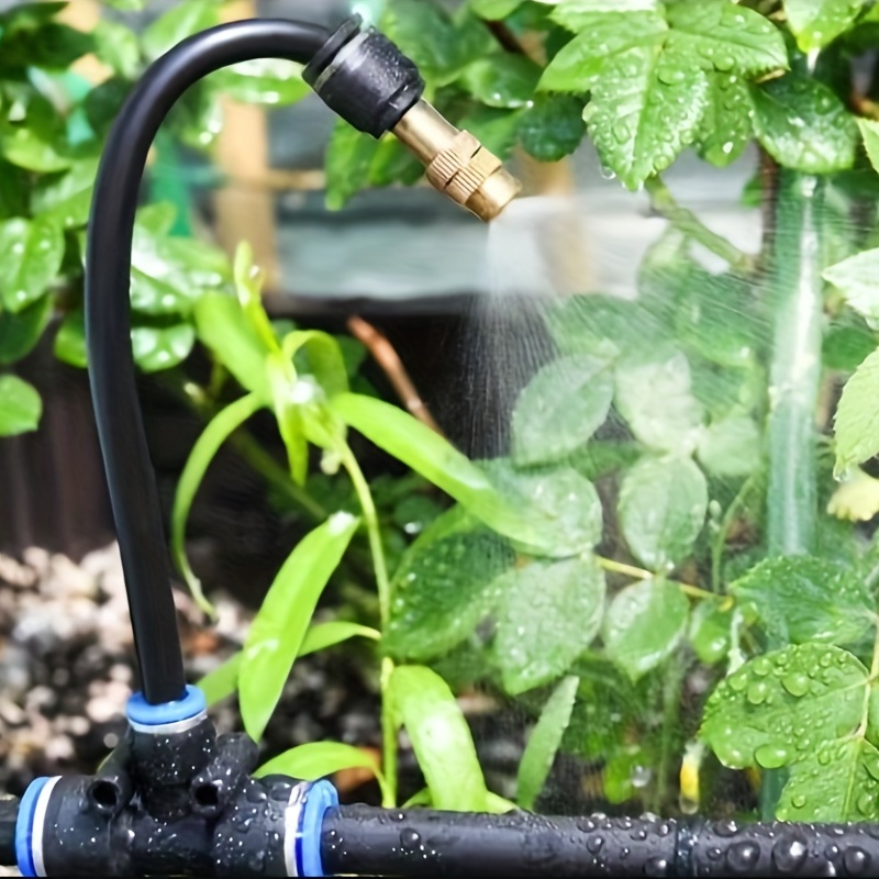 MDCEO 3 Trous Professional Laiton Spray Brumisateur Buse, Jardin Brouillard  Arrosage Raccord D'irrigation pour Pelouse,Buse de Pulvérisateur avec  Adaptateur,3 Pièces : : Jardin