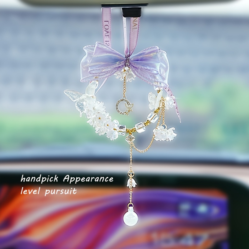 Car Cross Rosary For Rearview Mirror, Car Mirror Hanging Auto Rosary Rear  View Mirror Pendant Car Hanging Accessories,2pcs
