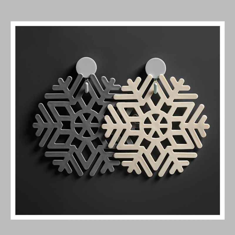 Geometric Snowflake Silicone Table Mats Heat Insulation Mats