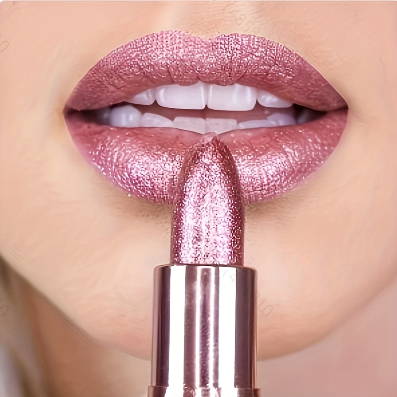 

1pc Sparkly Lip Gloss, Glittering & Glossy Waterproof Lip Tint, Makes Your Lips Soft & Shiny, Makeup & Cosmetics