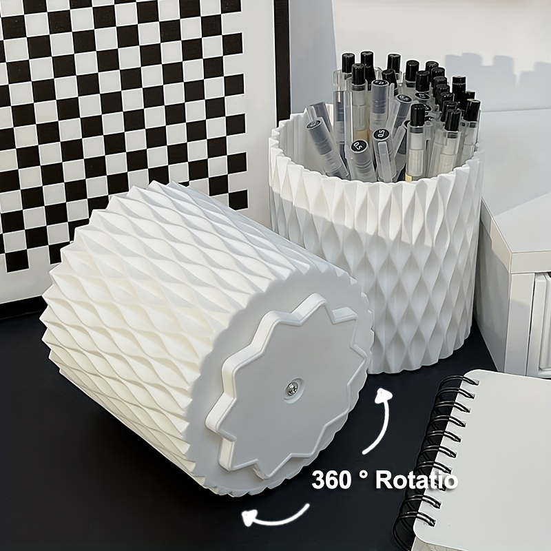 Art Supply Storage And Organizer 360° Spinning Pen Holder - Temu