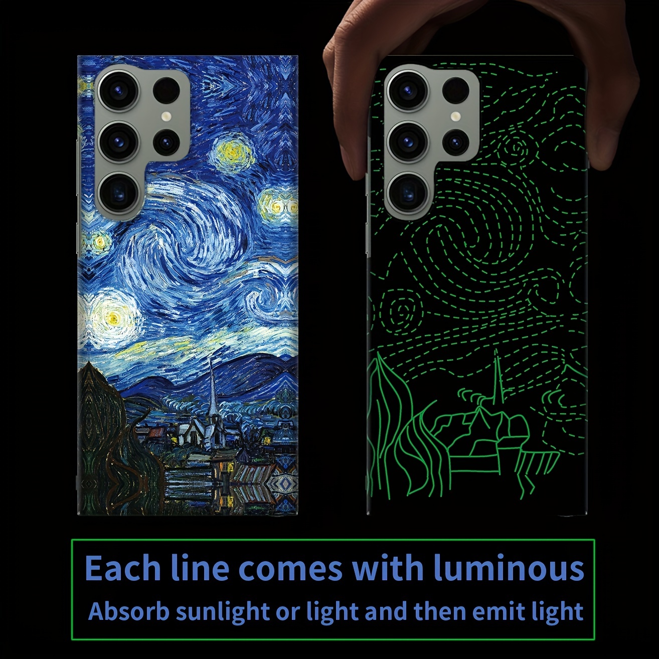 Hard Case Cover for iPhone / Samsung Galaxy Van Gogh Starry Night