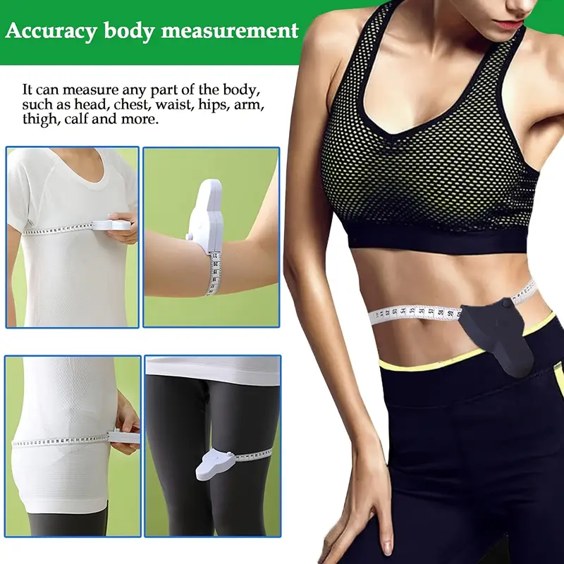 Auto retractable Body Measuring Tape Weight Loss Fitness - Temu