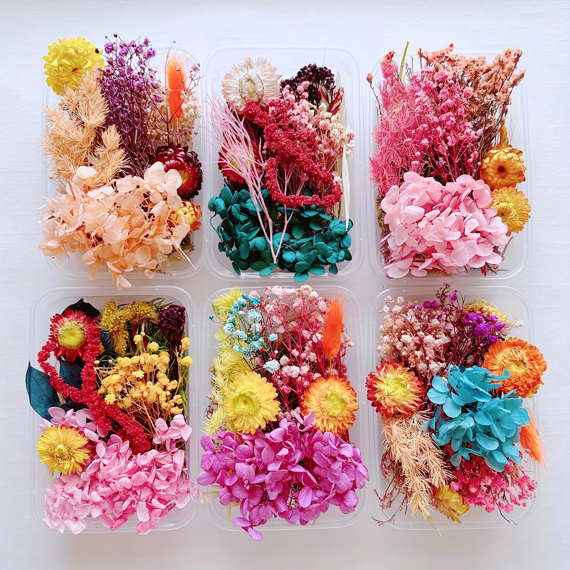 8pcs Mini Ramilletes Hierba Cristal Natural Bouquets Flores - Temu