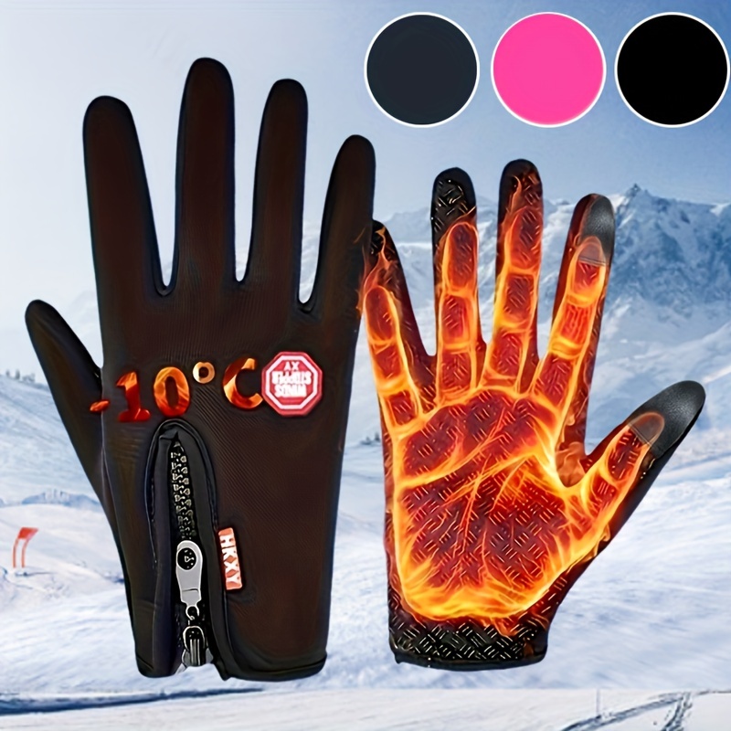 Short Convenient Zipper Sports Gloves Unisex Non slip Touch - Temu