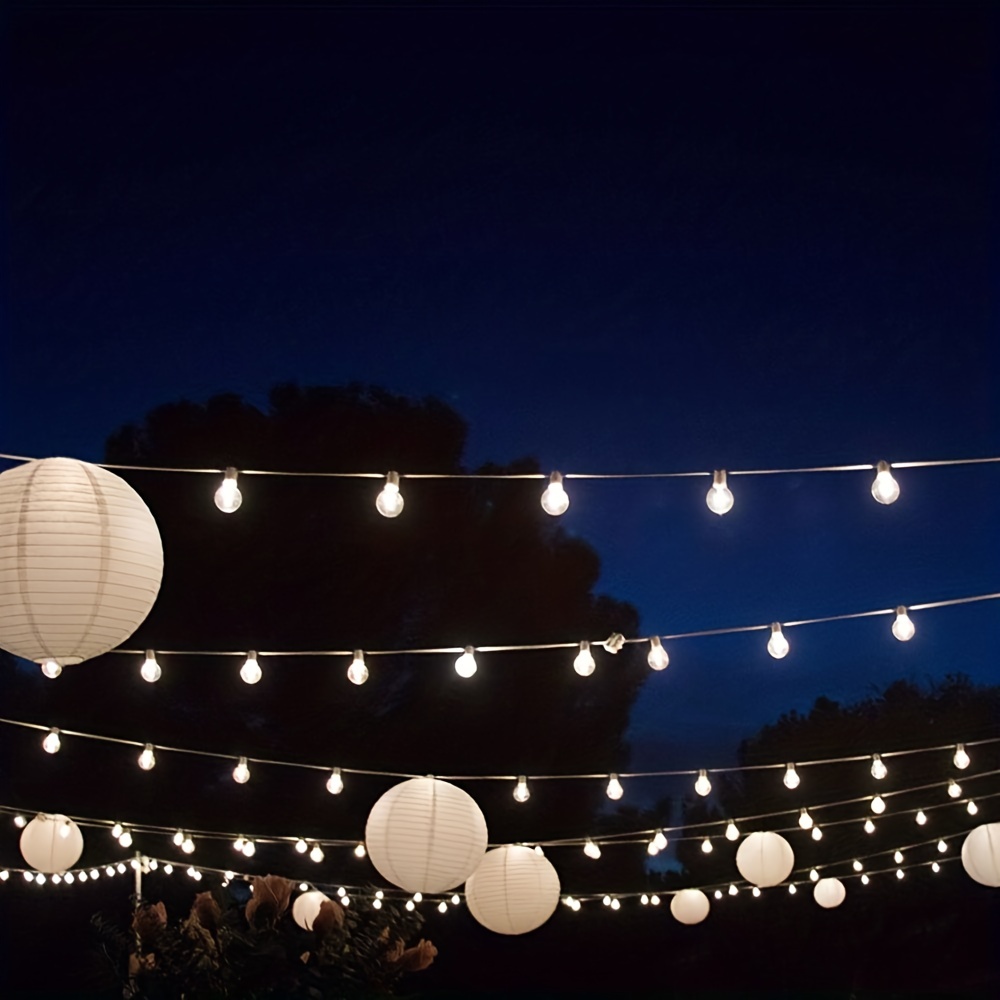 Round Paper Lanterns - White