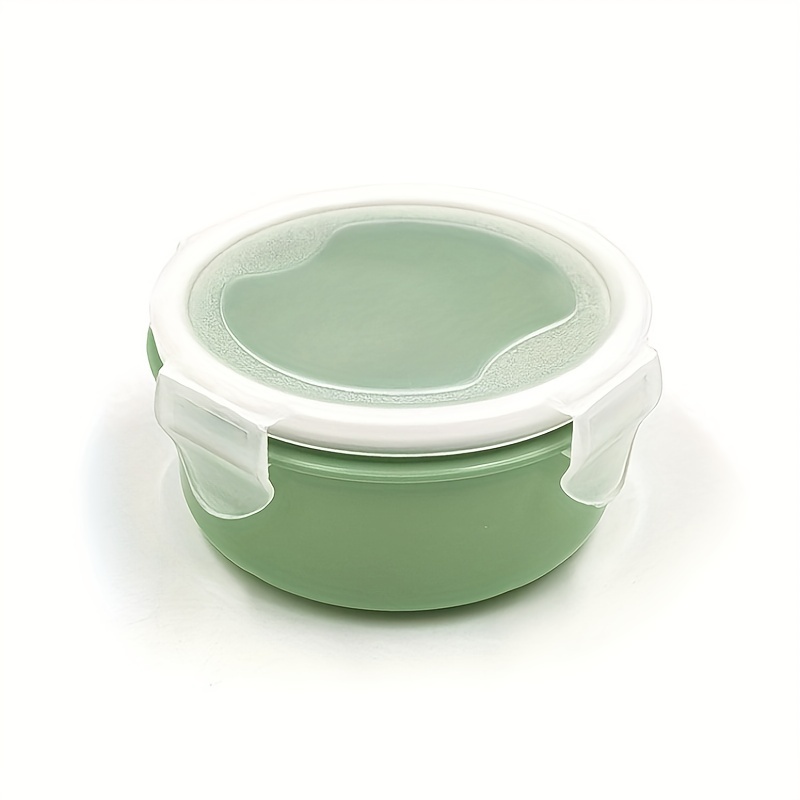 1pc Round Mini Refrigerator Fresh-keeping Box Small Lunch Box