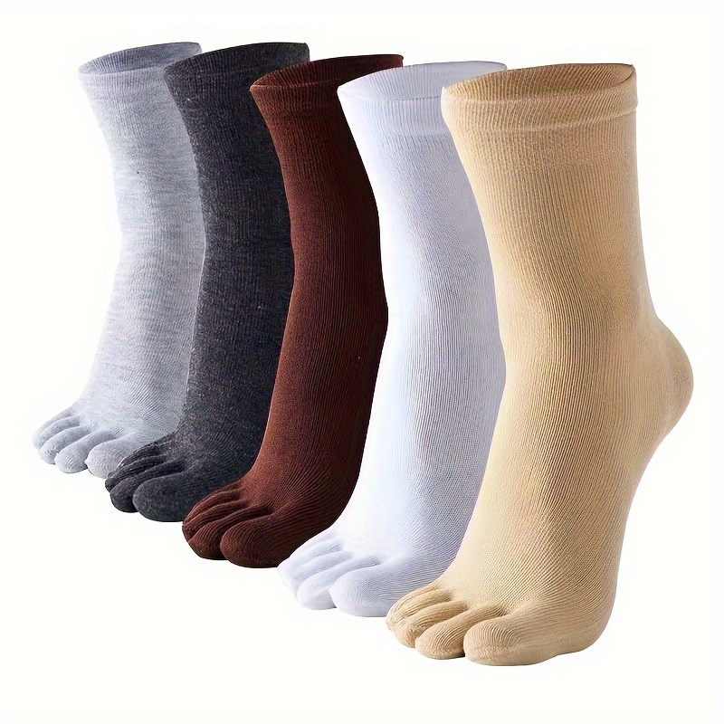 Half Palm Five Toe Socks Novelty Protective Foot Toe Match - Temu