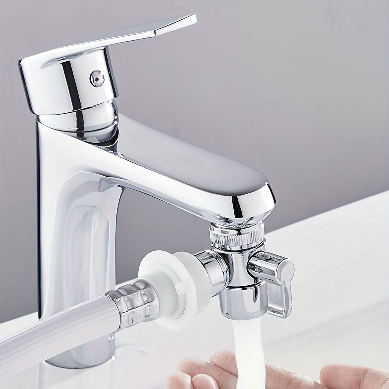 

Upgrade Your Sink With This Universal Swivel Faucet Extender - 1080° Rotating, Splashproof, And 2 Spout Modes!