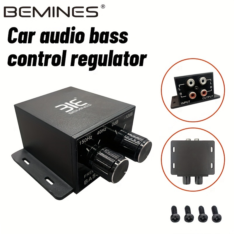 thumbnail image 2 of Car Audio Bass Controller Knob - Subwoofer Volume Regulator For Amplifiers & Equalizers 2 of 9