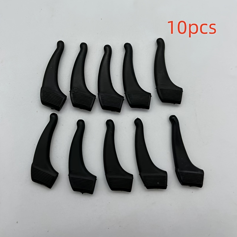 10pcs soft and comfortable eyeglass ear grips anti slip silicone ear hooks and temple tips sleeves for glasses and glasses