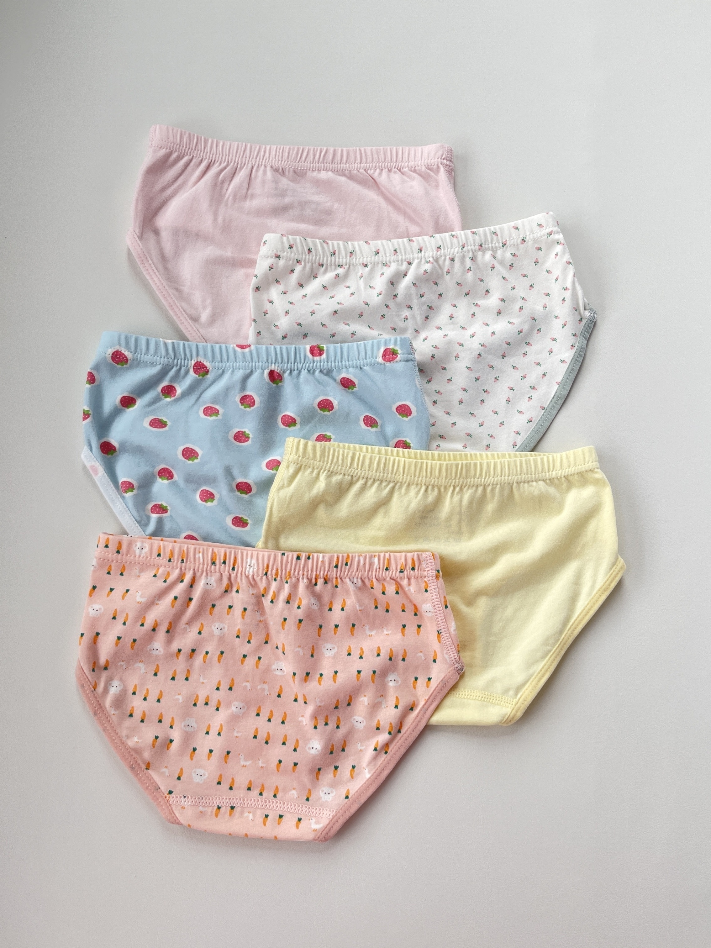 Baby Kids 6pcs/set Soft Cotton Panties Elastic Knickers Underwear Bottom  Thongs 