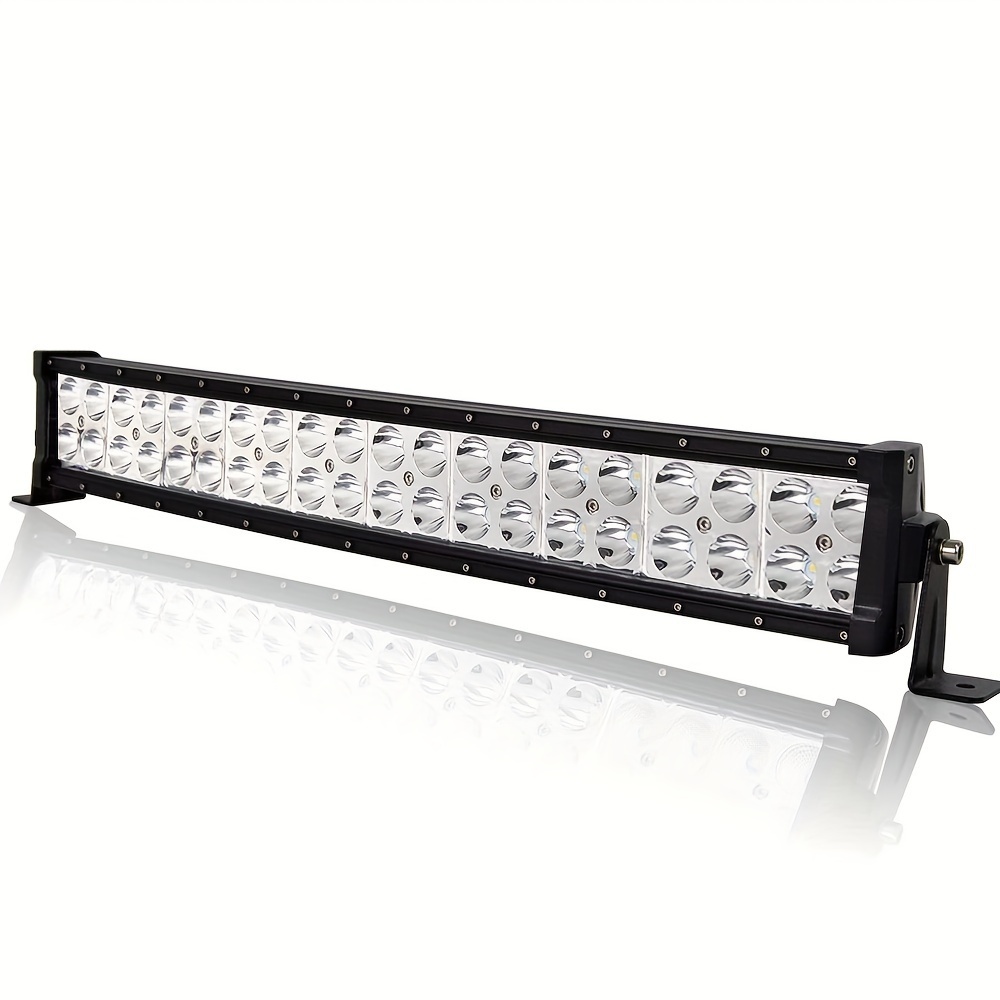 AngelMa - Barra de luz LED curvada de 50 pulgadas, 240 W, luz de conducción  de una sola fila, luces LED todoterreno para cabina, barco, SUV, camión
