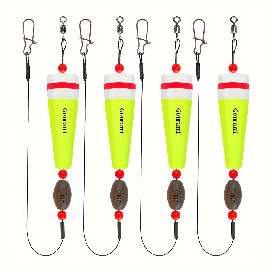 Weighted Popping Cork Fishing Steel Wire Floats Fishing Rigs