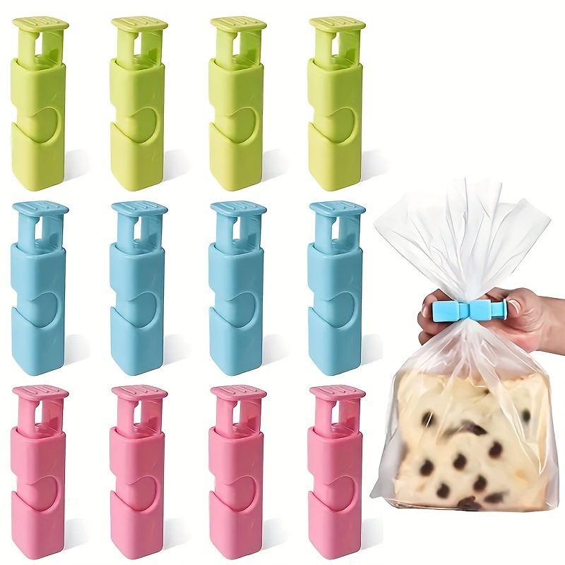 Bread Bag Clips Bagel Bag Clips Sealing Clip Easy Squeeze - Temu