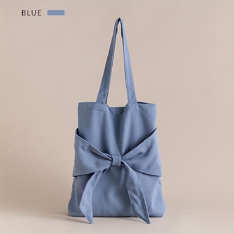 Tote bag Azul marinho (com laço simples) 