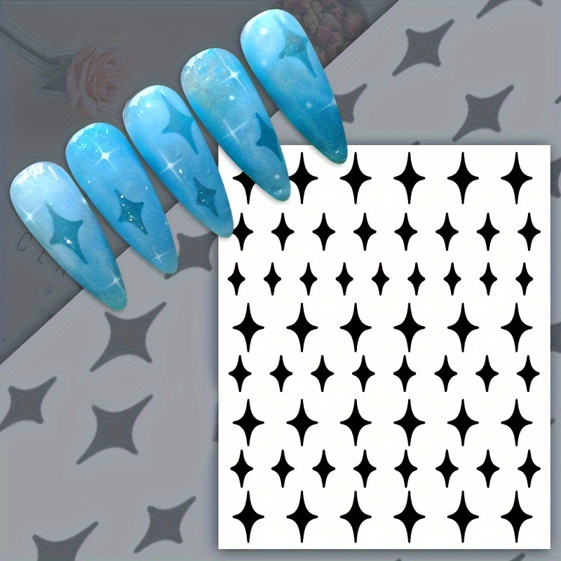 Airbrush Stencils Nail Stickers For Nails Heart Butterfly - Temu