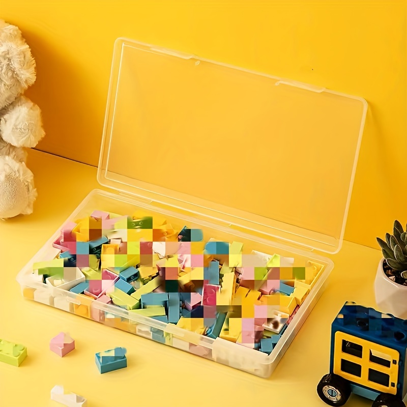 Acheter Boîte de rangement transparente pour blocs de construction, jouet  pour enfants, Puzzle, bijoux, conteneur de rangement, boîte de rangement