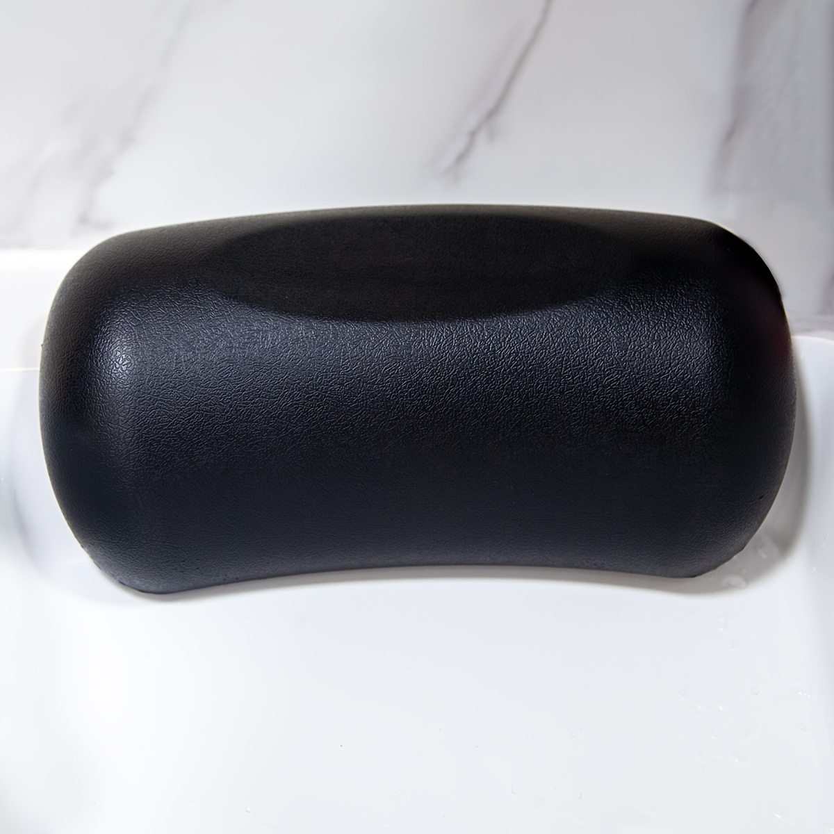 Image of Bath Pillow Hot Tub Head Back Cushion Waterproof Foam Padded Spa Pillow Ergonomically Contoured Head And Neck Support Bath Pillow For Bathtub, Home Spa Tub