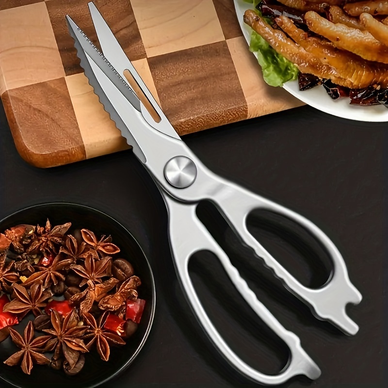 Kitchen Scissors Stainless Steel Kitchen Shears Nut Cracker - Temu