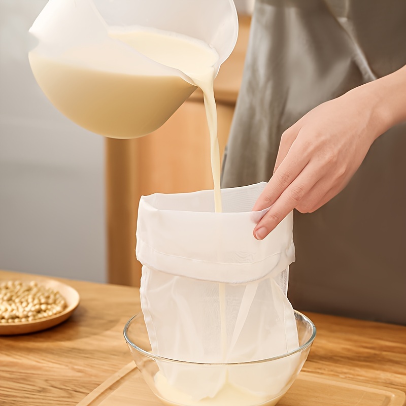 Acheter 1pc Nylon maille filtre sac fromage thé lait passoire