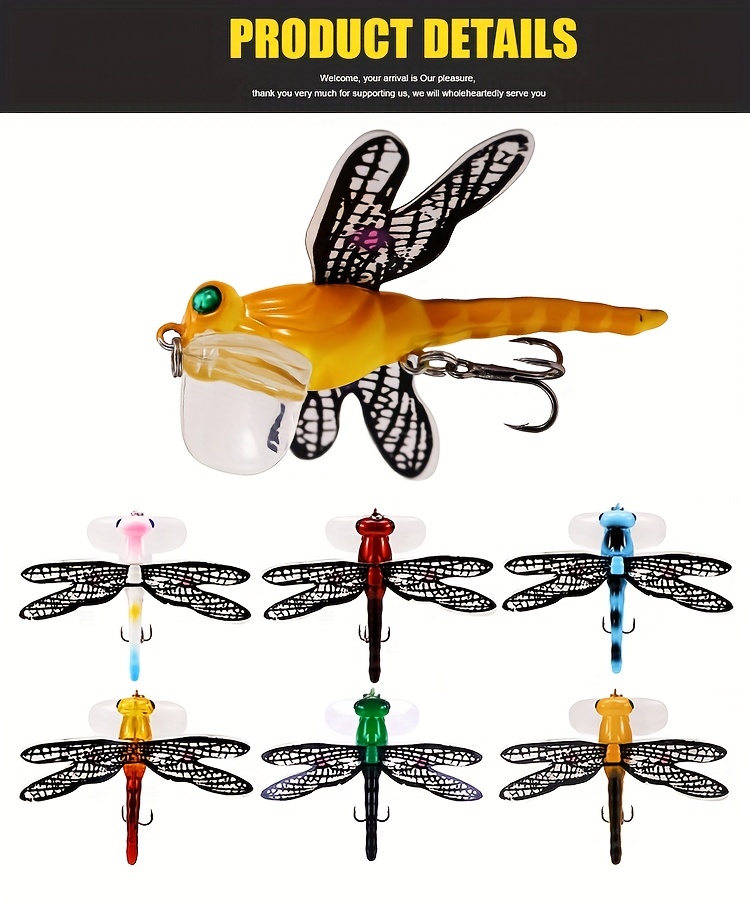 Premium Dragonfly Fly Fishing Lure Trout Topwater Artificial