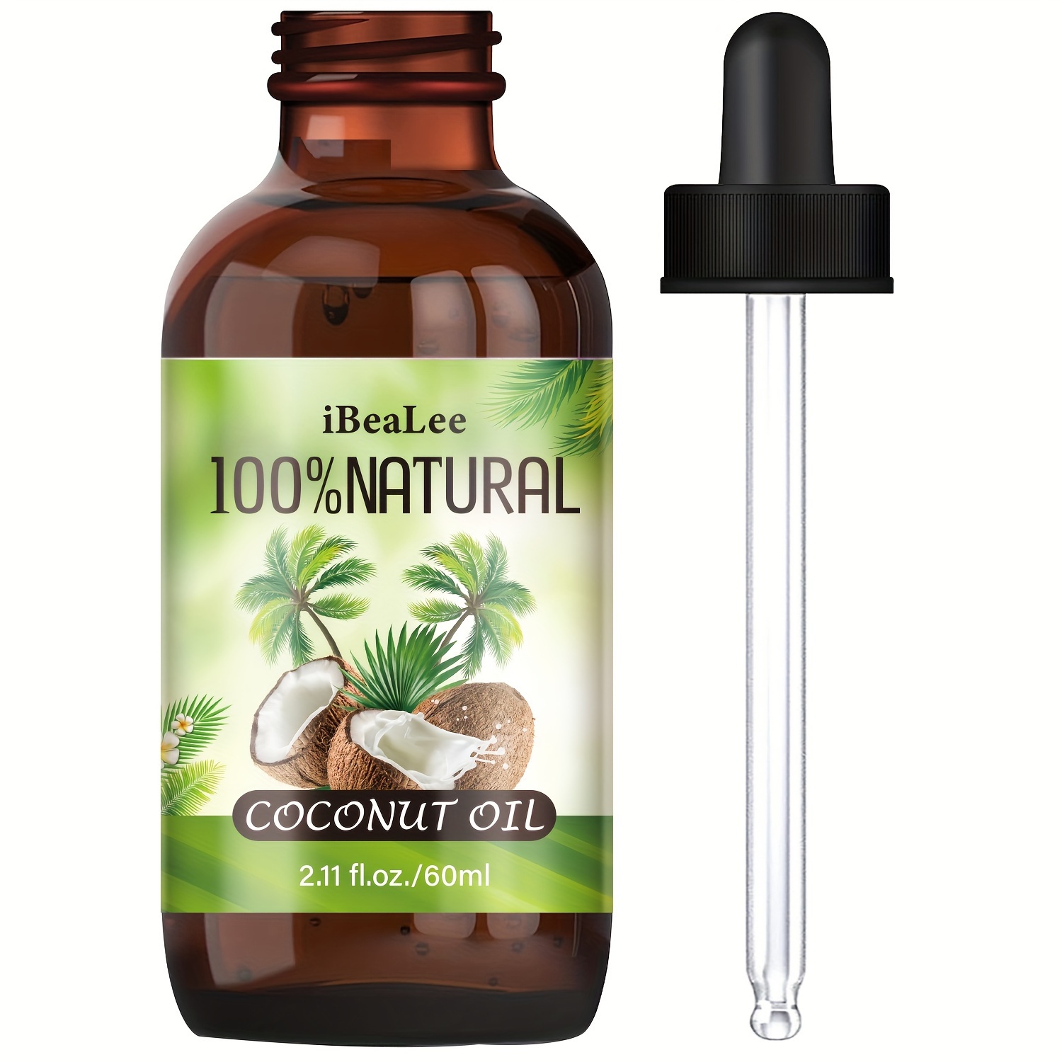 100% Coconut Oil For Skin Hair Moisturizing Clean Beauty - Temu