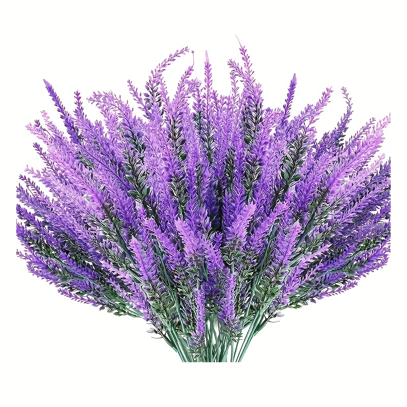 4 Pezzi Fiori Lavanda Viola Artificiali Protezione Uv - Temu Italy