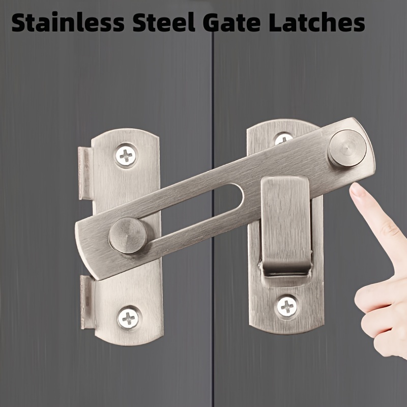 Ccdes Heavy Duty Zinc Alloy Safety Guard Security Door Lock Latch