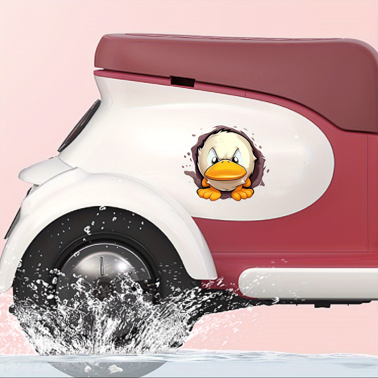 Fun Cartoon Duck Butt Reflective Car Sticker Motorcycle Body - Temu Oman