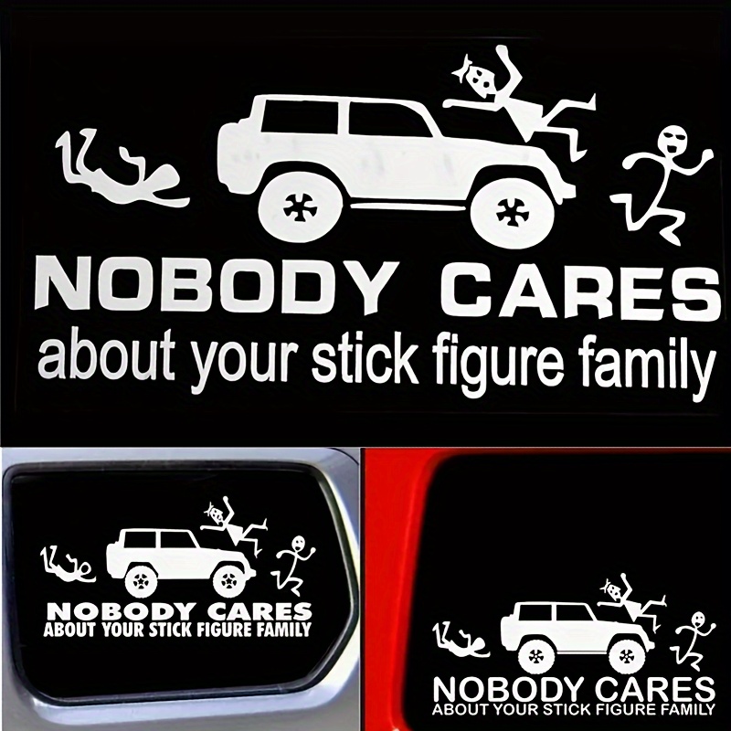 Funny Warning Car window stickers, vinyl sticker for car window
