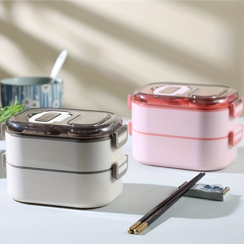 Stainless Steel Lunch Box With Silicone Cover, Compact Lunch Box, Metal Lunch  Box, For Teenagers And Workers At School, Canteen, Back School, For Camping  Picnic And Beach, Home Kitchen Supplies - Temu