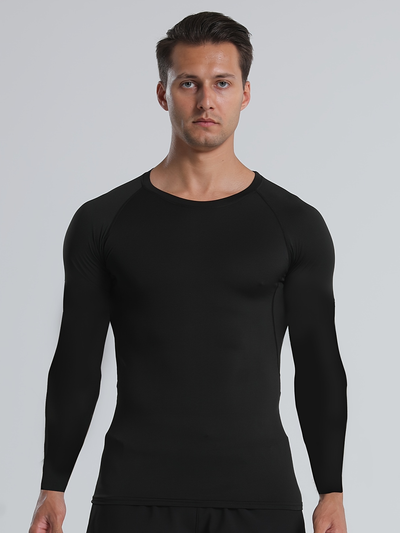 Compression Shirts Men Long Sleeve Athletic Cold Weather - Temu