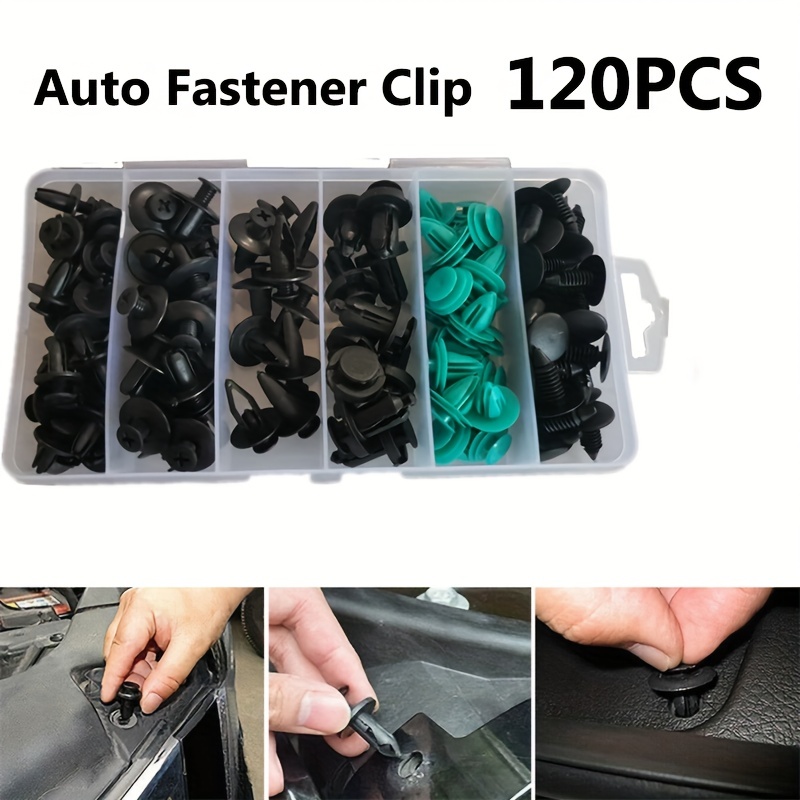 Auto Fastener Clip Car Fender Push Retainer Pin Rivet Bumper - Temu
