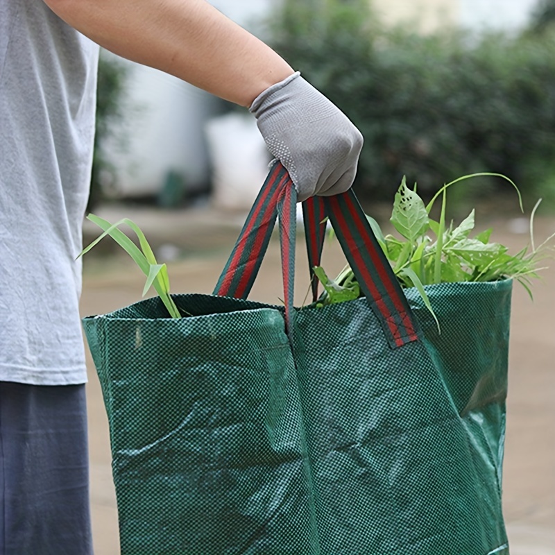 500 Liters Large Capacity Withered Leaf Bag, Garden Tree Leaf Debris Bag,  Reusable Garbage Bag For Courtyard - Temu