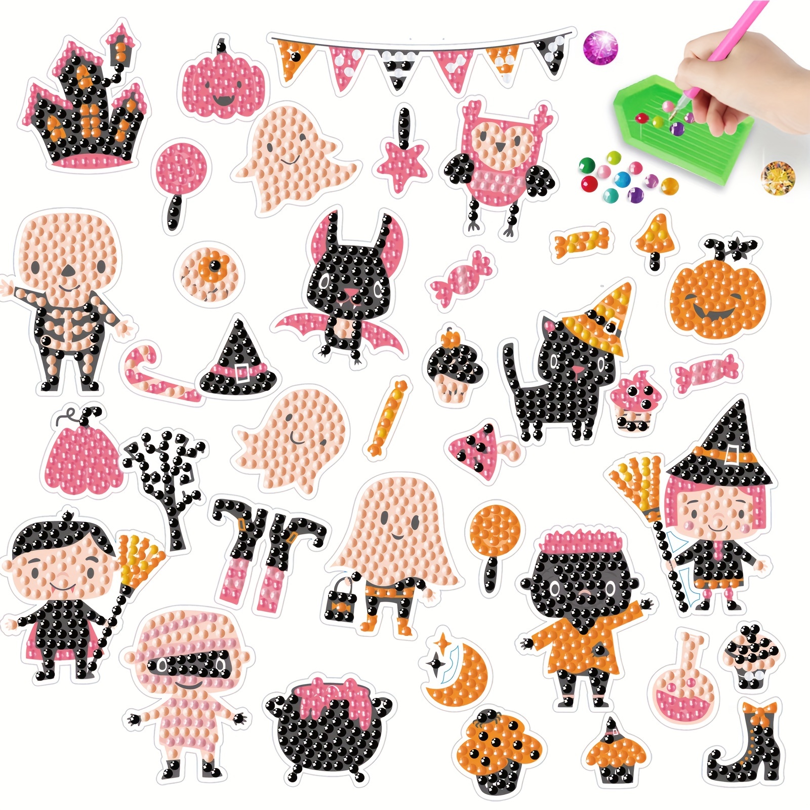 Halloween Theme Diamond Decals,autumn Theme, Diamond Painting Kits