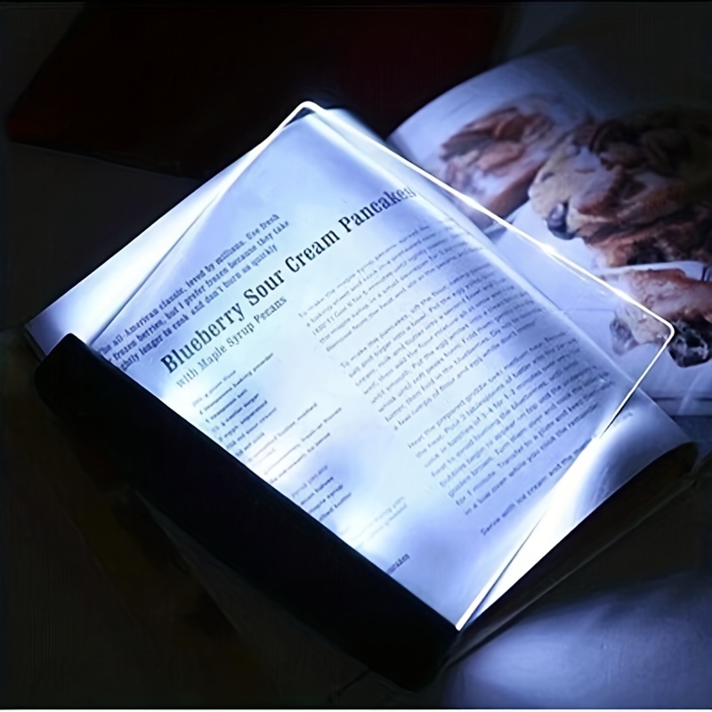Luz de libro led lámpara Protección ocular Luz de lectura Panel de licencia  plana Lámpara de lectura para dormitorio de Dormitorio Yinane Libro de  lectura de luz