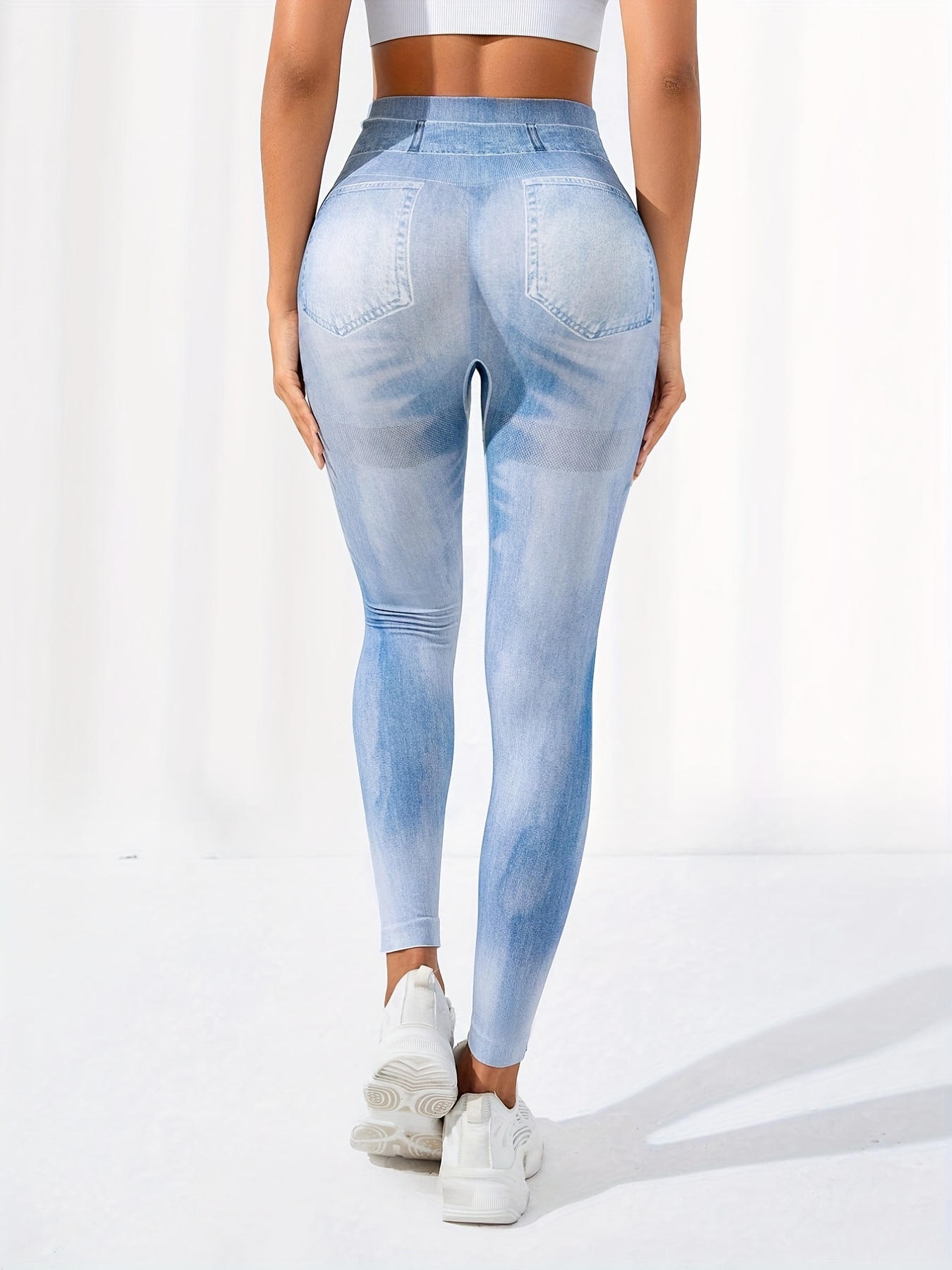 👖 Pantalones de Malla Deportiva PUSH UP para Mujer Leggings con estampado  3D 👖