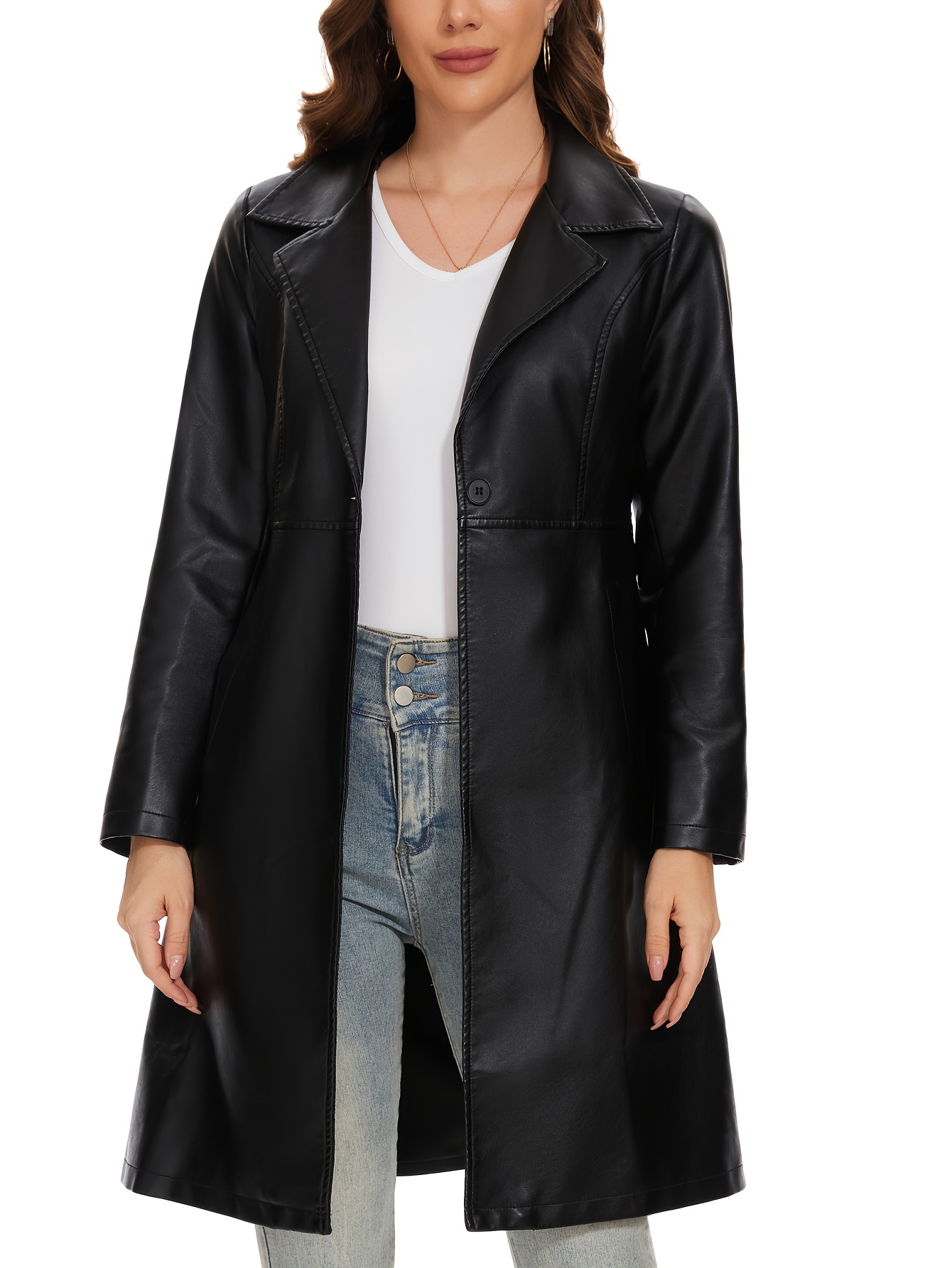 Buy online Lapel Neck Solid Trench Coat from blazers and coats for Women by  Color Cocktail for ₹1899 at 0% off
