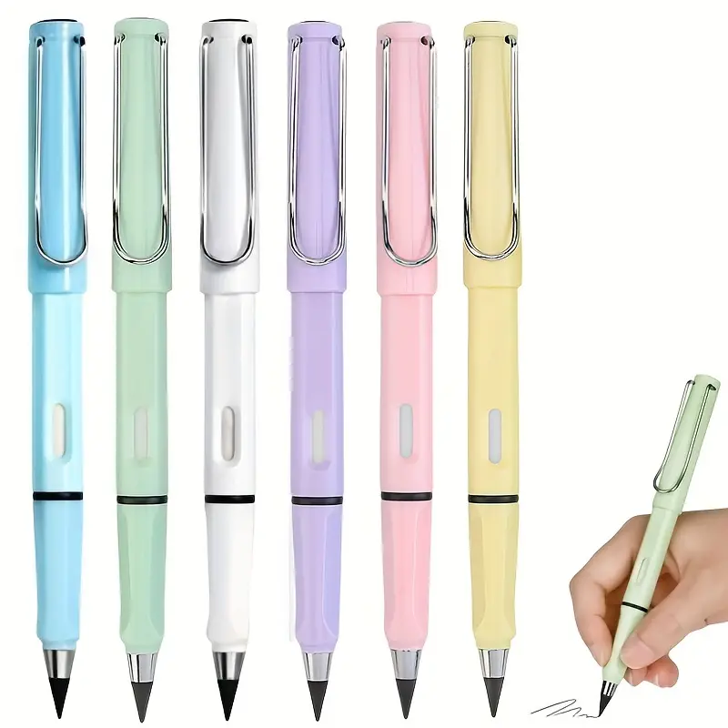 Portable Erasable Inkless Everlasting Pencil Set For Writing - Temu