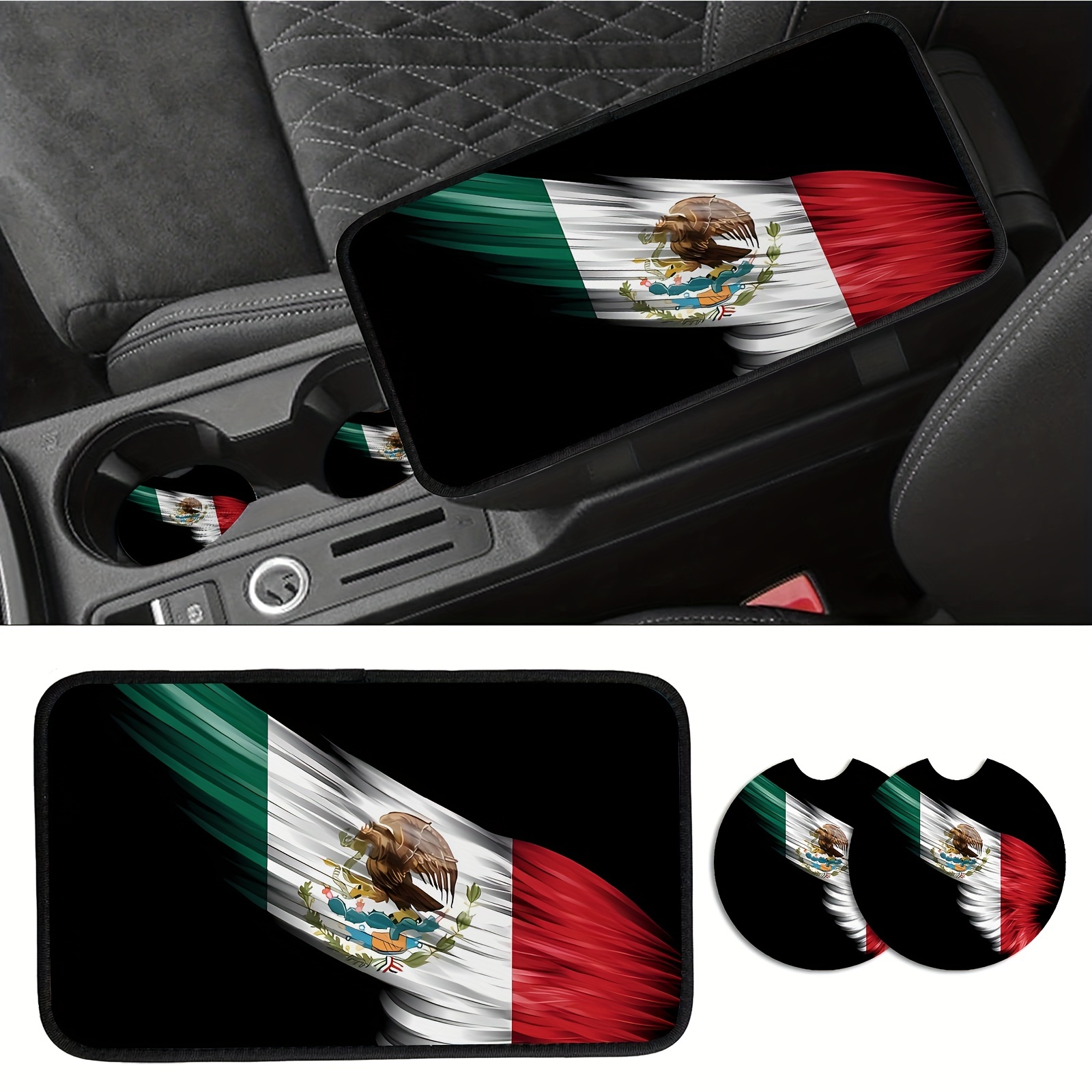 3pcs Juego Accesorios Coche, Cubierta Consola Central Micro Coche Bandera  Alemana, Posavasos Portavasos Coche, Cubierta Apoyabrazos Automóvil Mayoría  Coches - Automotriz - Temu Chile