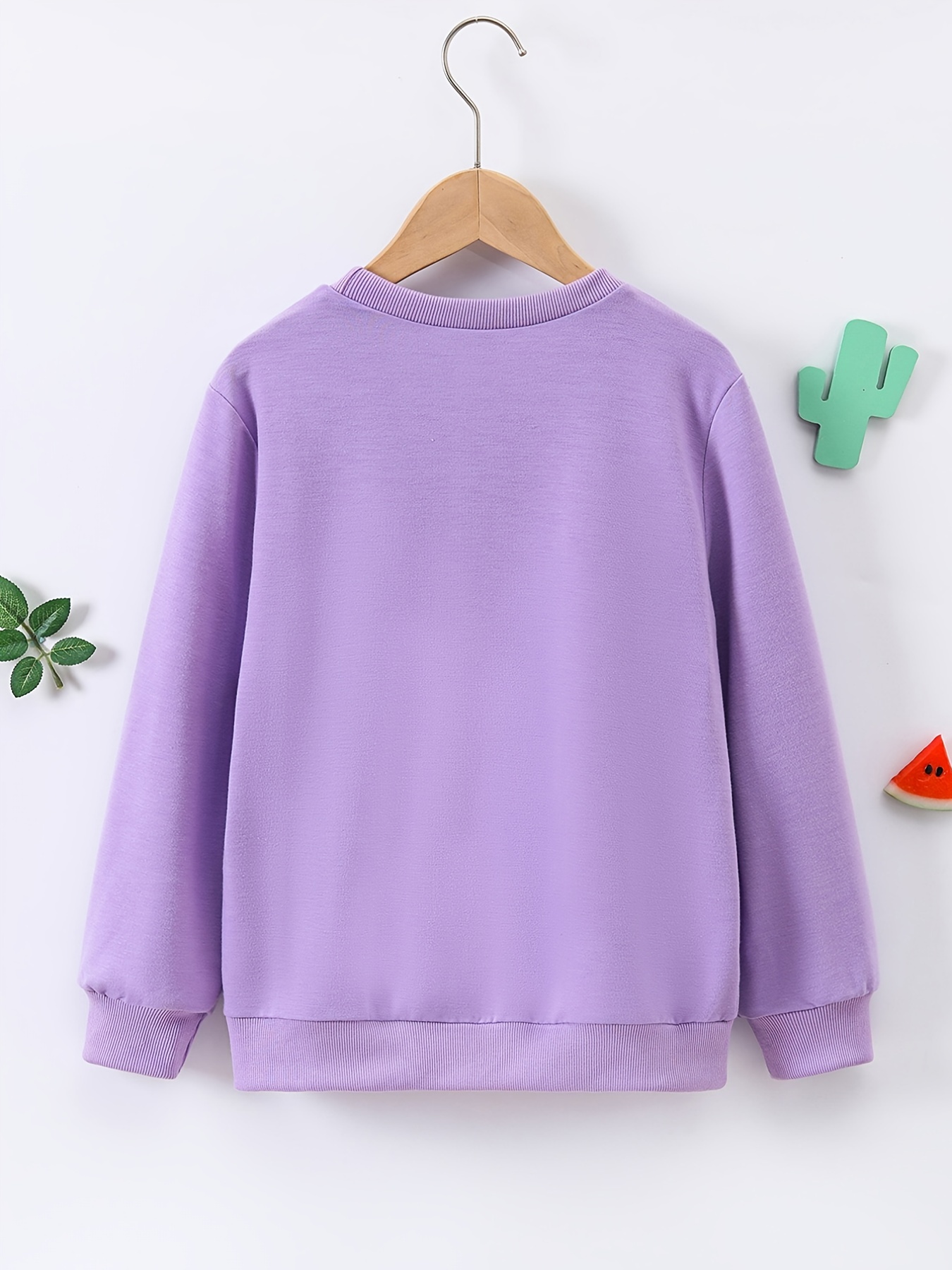 Purple sweatshirt girls hot sale