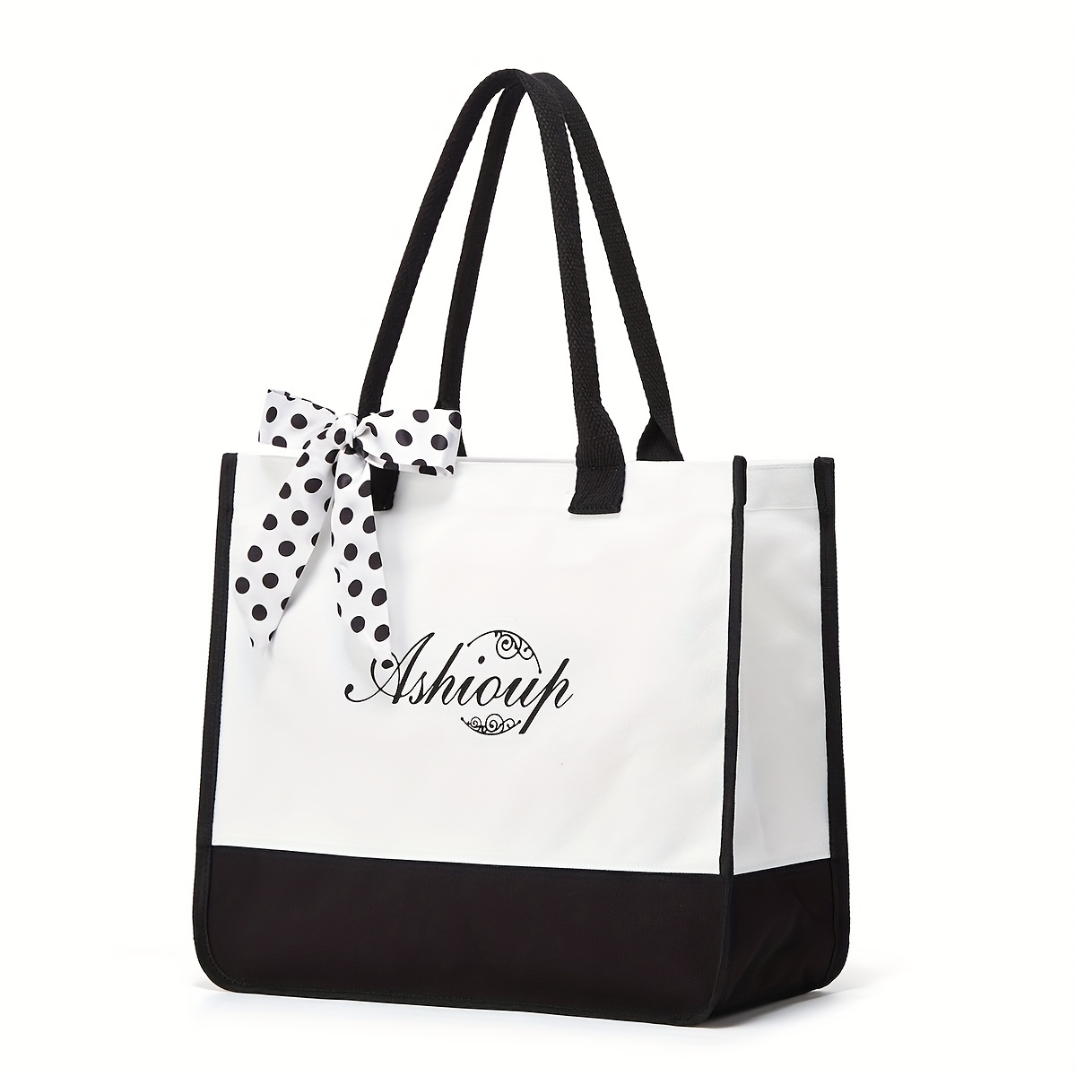 aliwood Nylon Women Shoulder Bags Waterproof Tote Beach Bag Handbag Letter  Printing Casual Large Capacity Travel Shopping bags