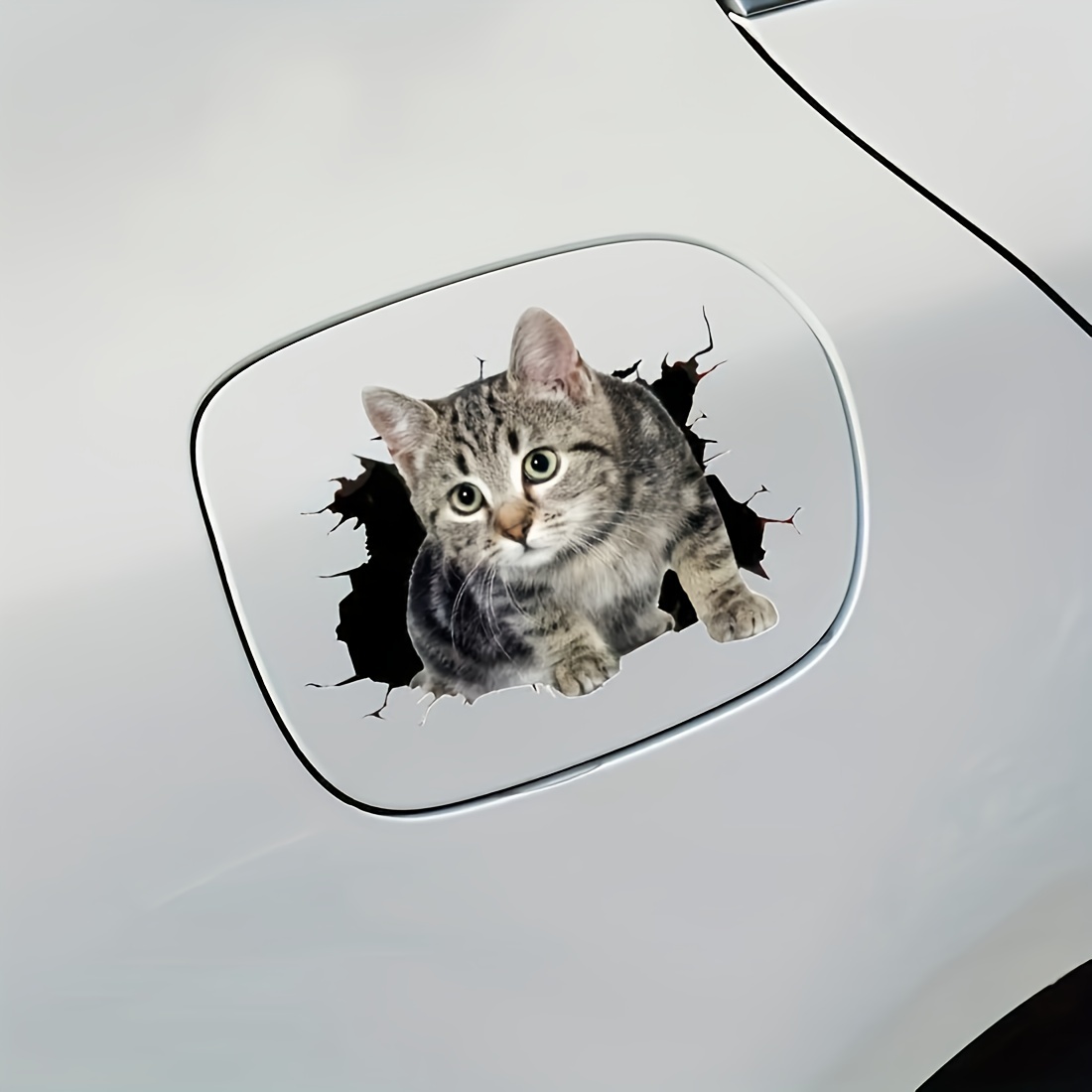 

Autocollant de Voiture Chat Le Chat, Bloc de Personnalité, Rayures Sur Le Corps, Auto Moto Remorque SUV Windows Ordinateur Portable, Autocollants Décoratifs Généraux