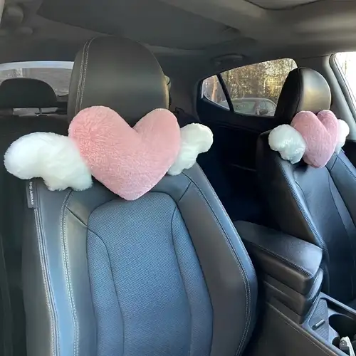 Autositz Kopfstütze, Auto Memory Foam Love Herzförmiges Kissen