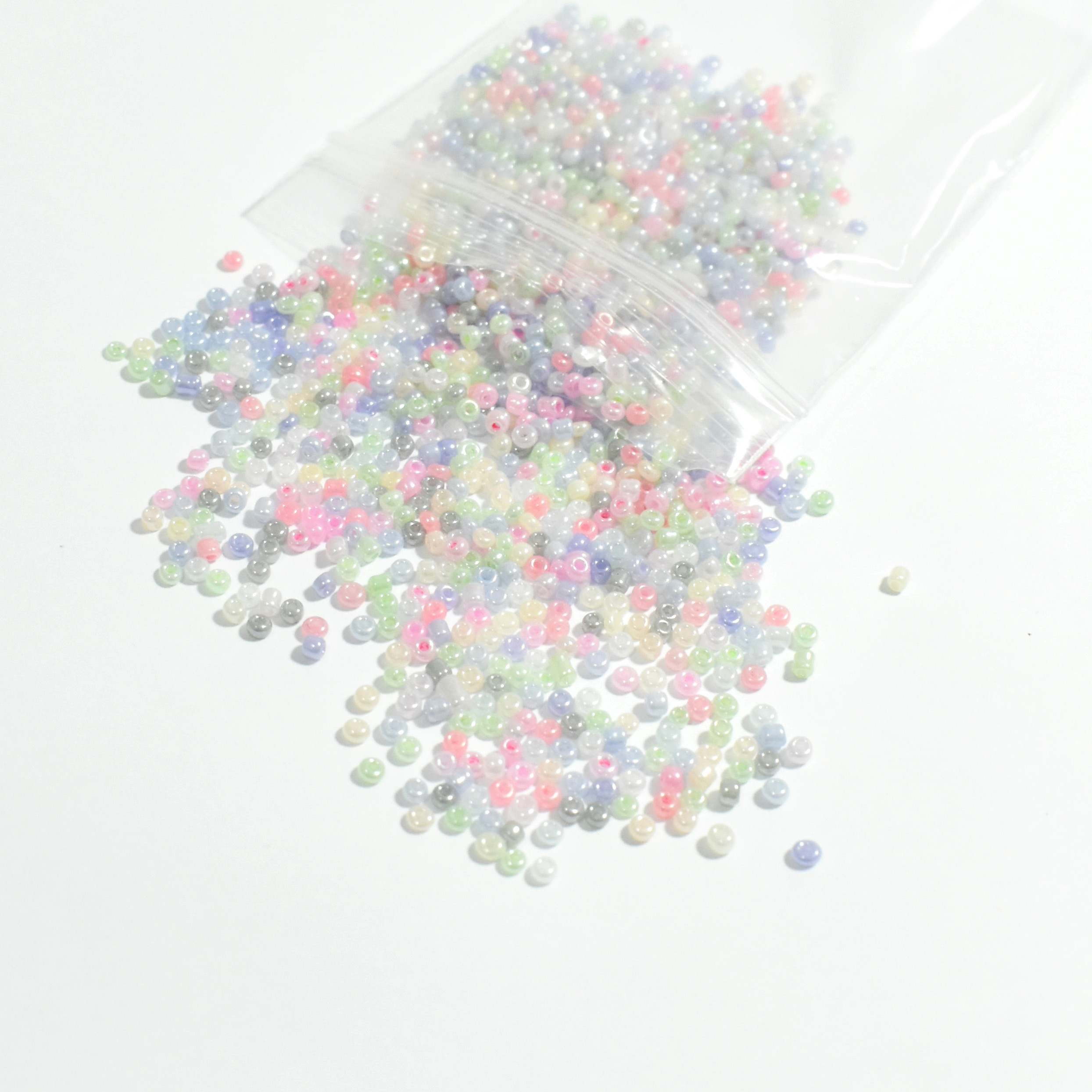 Mix Color Cream Glass Seed Beads Jewelry Making Diy Fashion - Temu