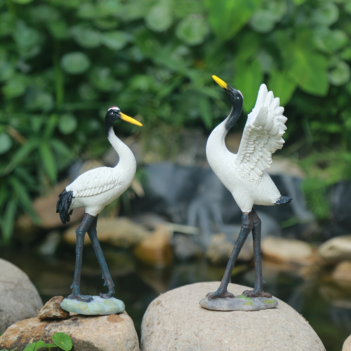 TEAMWILL Small Brass Metal Statue Ornament Animal Figurines Figurine House  Decoration 1PC (Magpie Bird（1PC）)
