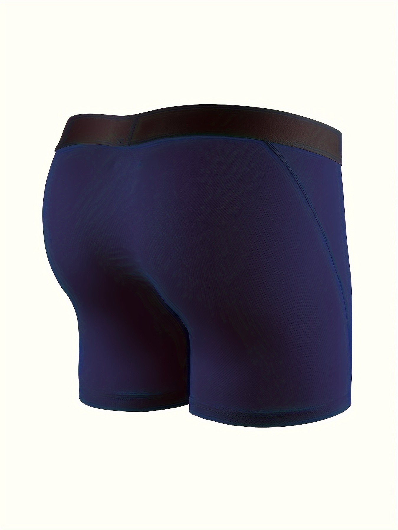 Men's Classic Boxer Shorts in Plain Blue